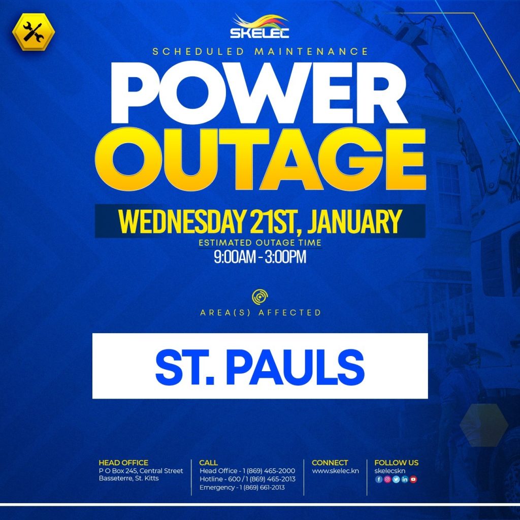SKELEC Scheduled Maintenance – St. Pauls