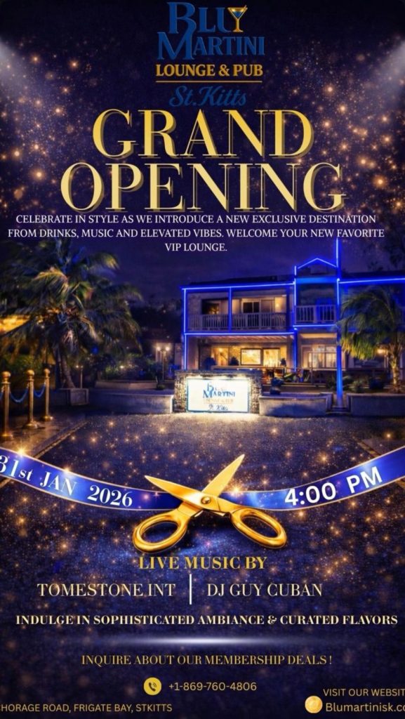 Grand Opening – Blu Martini Lounge & Pub