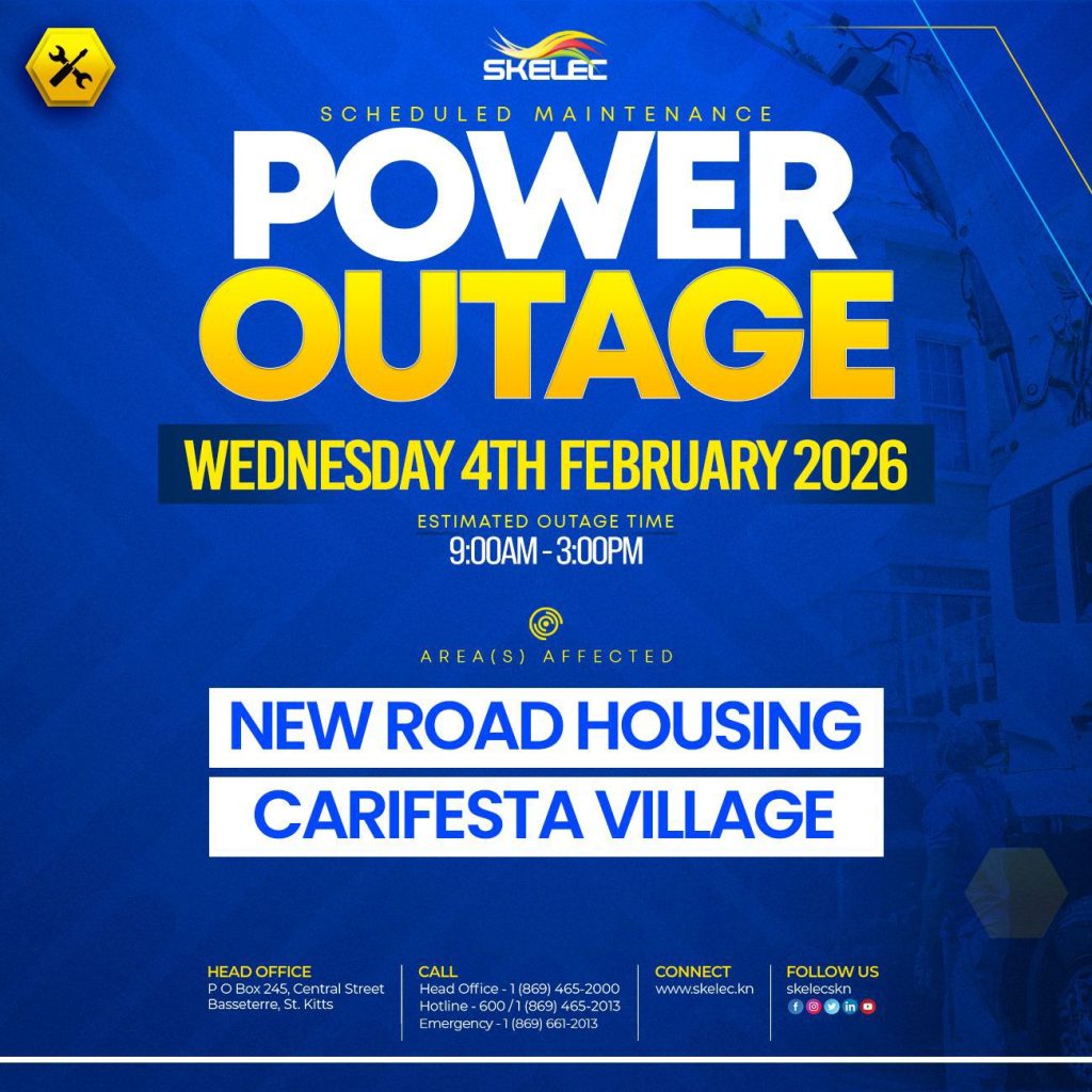 SKELEC Scheduled Maintenance February 4, 2026 – New Road Housing & Carifesta Village
