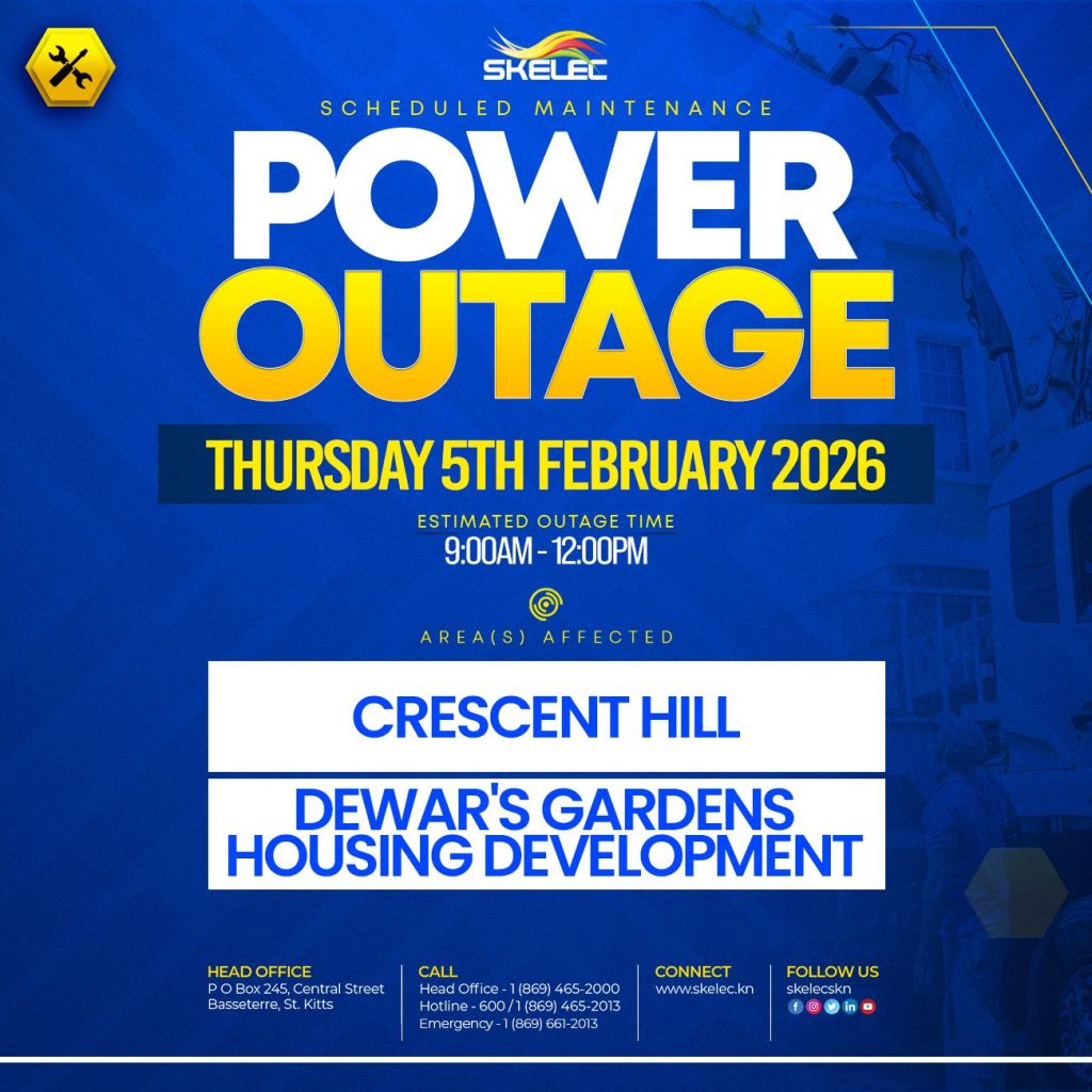 SKELEC Scheduled Maintenance February 5, 2026 – Crescent Hill and Dewar’s Gardens Housing Development