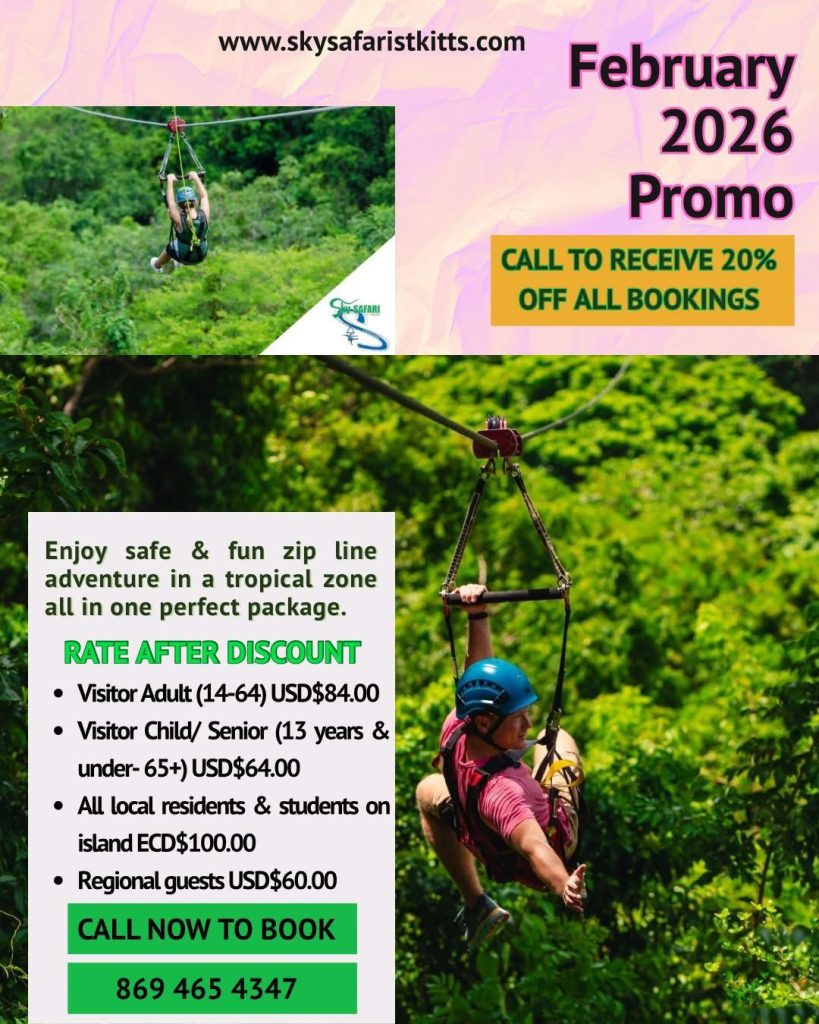 Ski Safari St. Kitts February 2026 Promo
