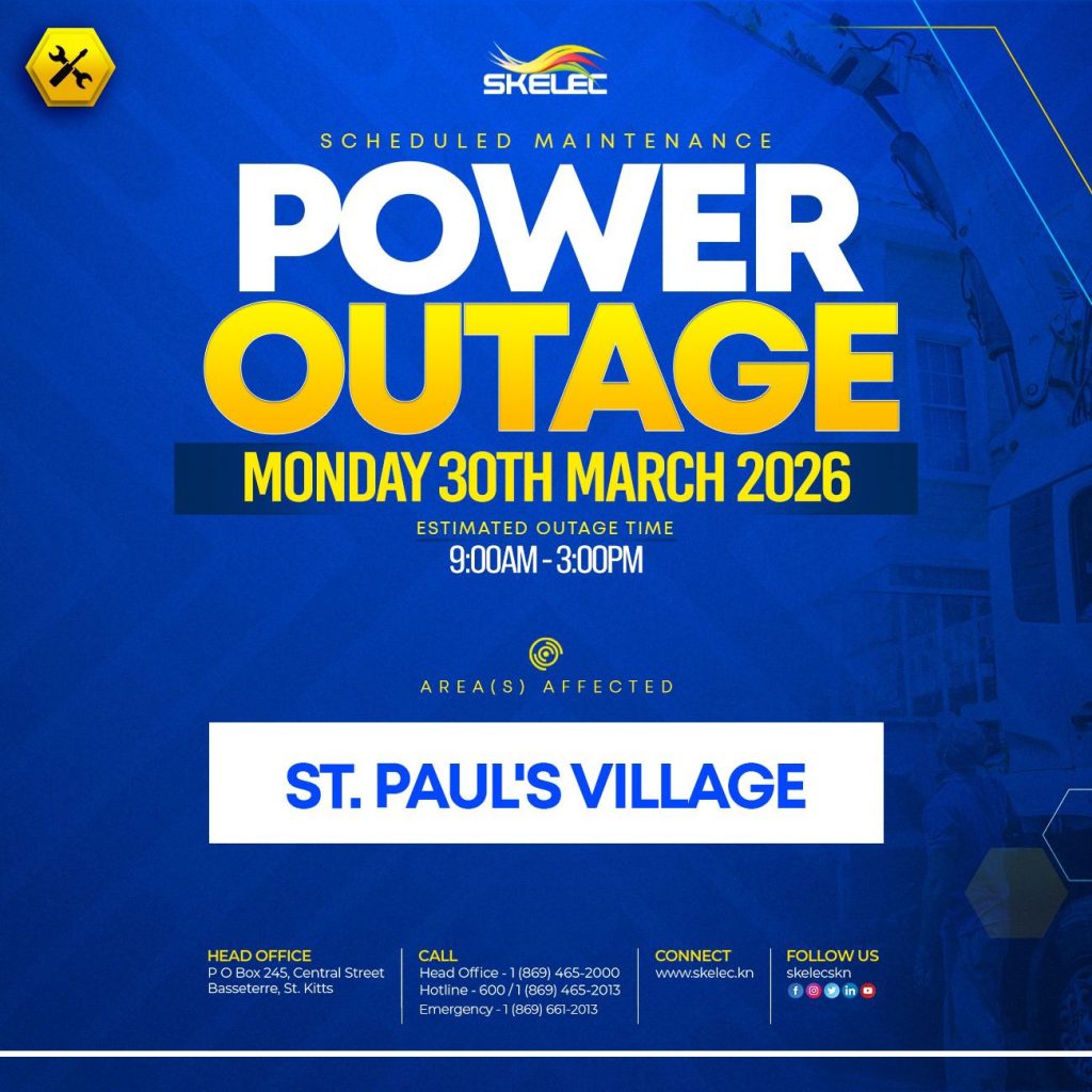 SKELEC Scheduled Maintenance Monday March 30, 2026 – St. Pauls