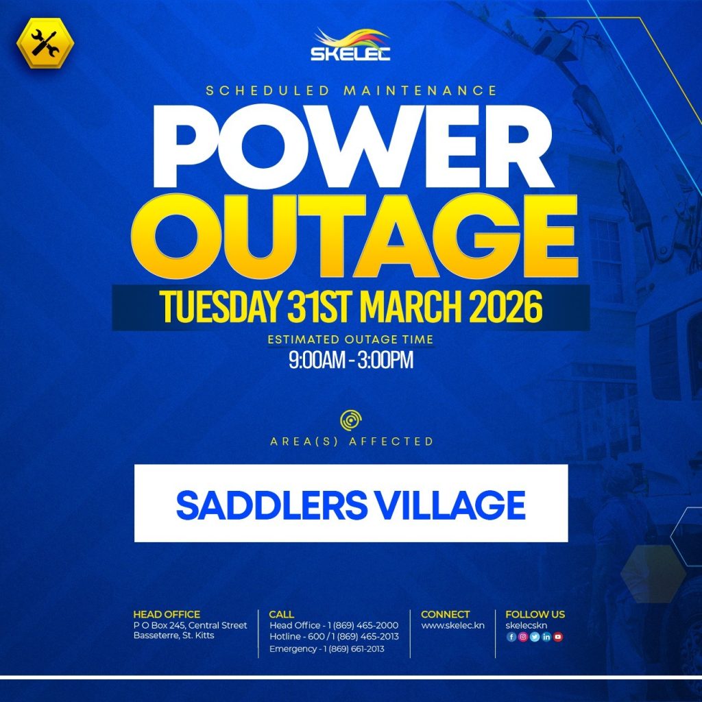 SKELEC Scheduled Maintenance  Tuesday March 31, 2026 – Saddlers Village