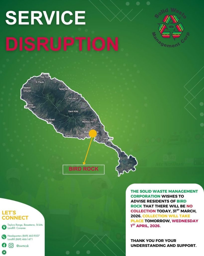 Solid Waste Management Service Disruption March 31 2026 – April 1, 2026