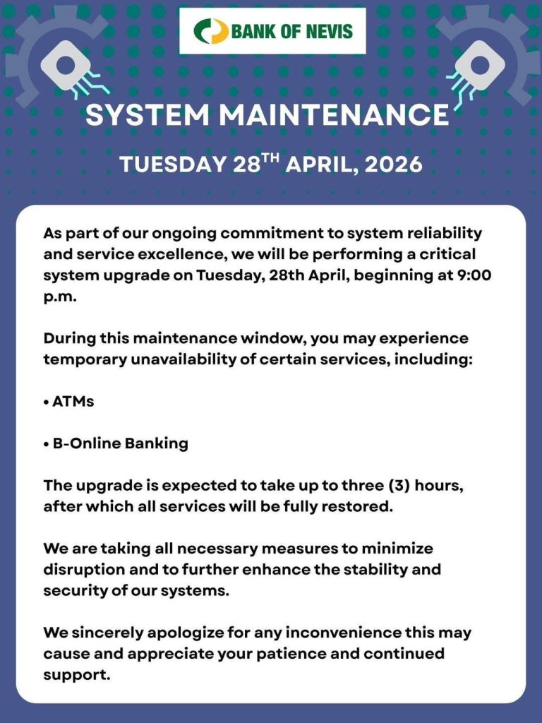 BON System Maintenance Notice