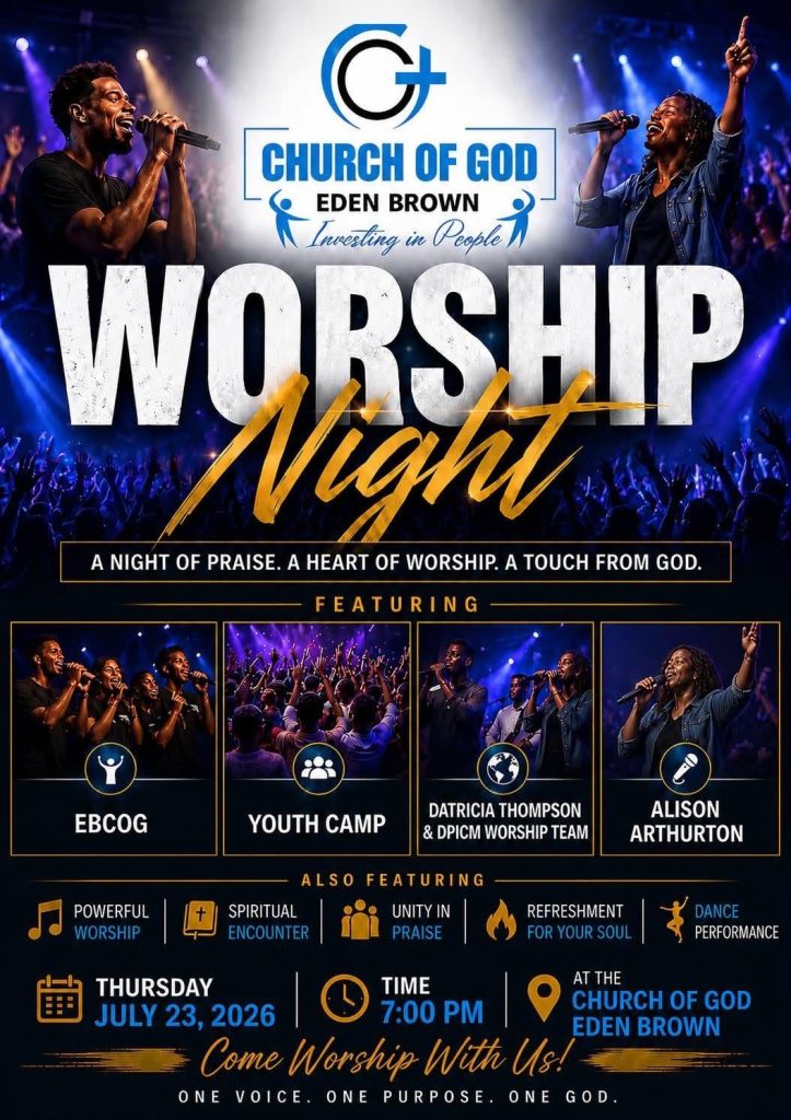 Eden Brown Church Of God Worship Night