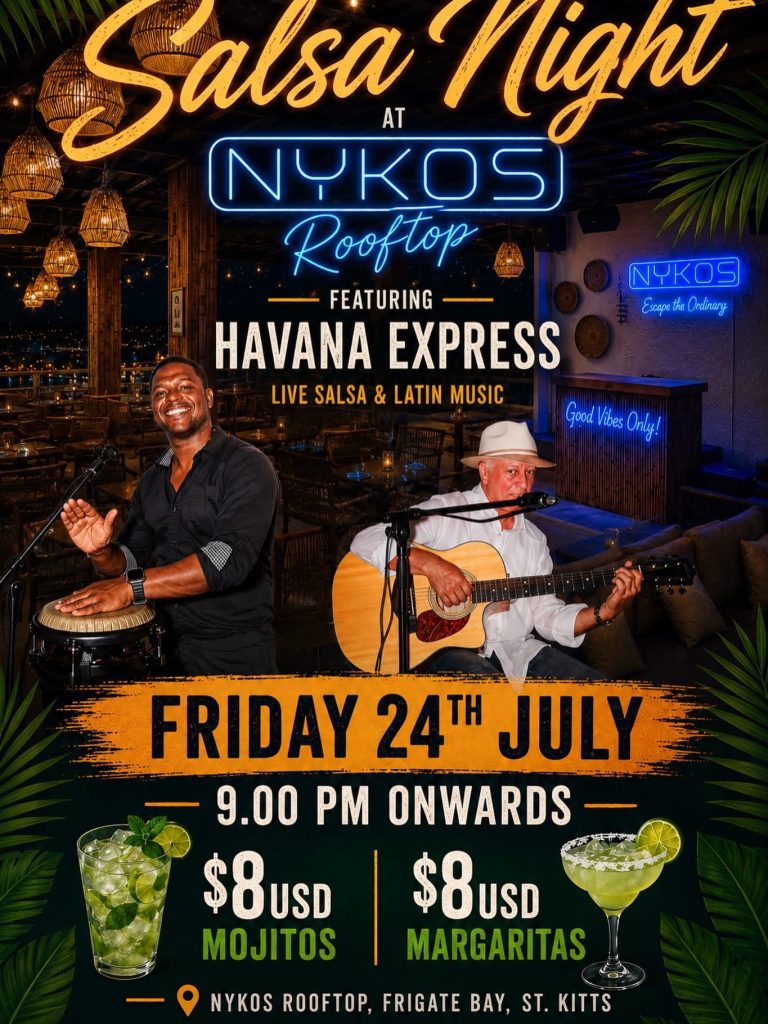 Salsa Night is back at NYKOS Rooftop