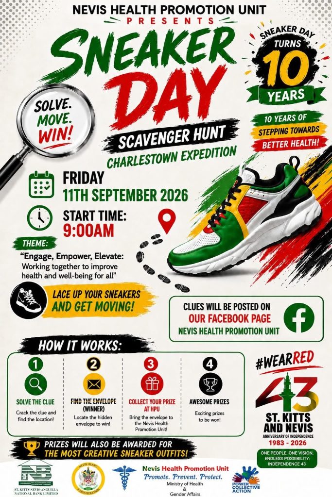 Nevis Health Promotion Unit Presents Sneaker Day