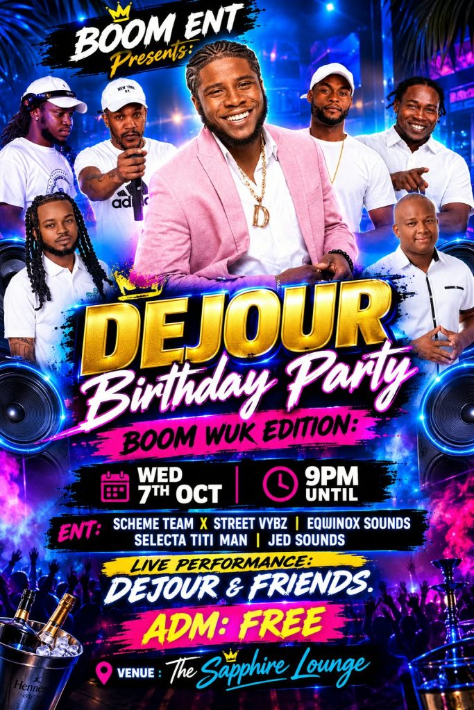 Dejour Birthday Party: Boom Wuk Edition
