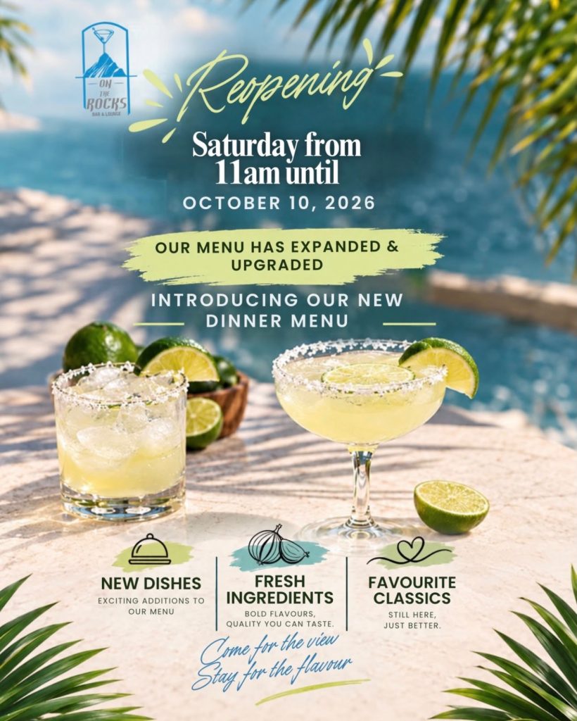 Reopening: On The Rocks Bar & Lounge Nevis